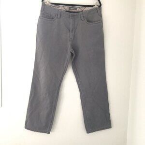 NWOT Kenneth Cole Reaction Gray Relaxed Fit Men Pants Size 36